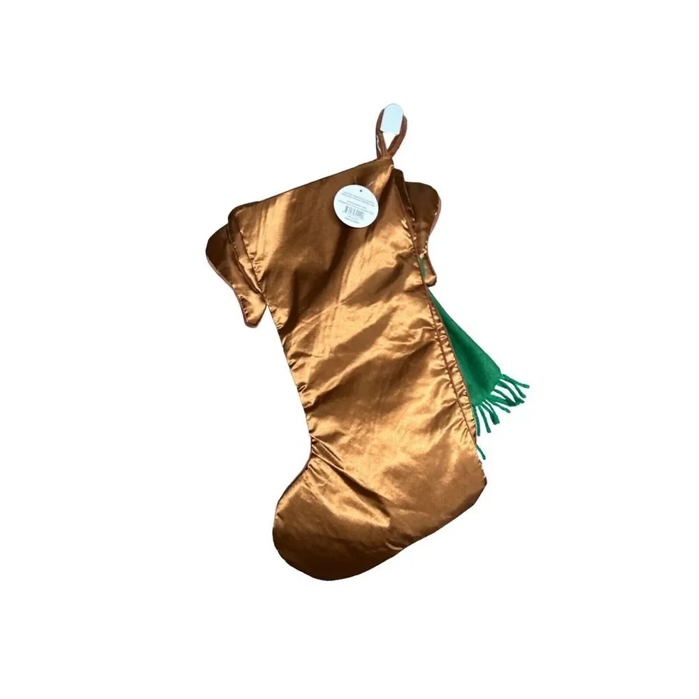 Dibsies Santas Best Pet Puppy Dog Green Red White Christmas Stocking‎